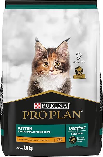 Purina Pro Plan Comida para Gatos Kitten OptiStart, 3 kg